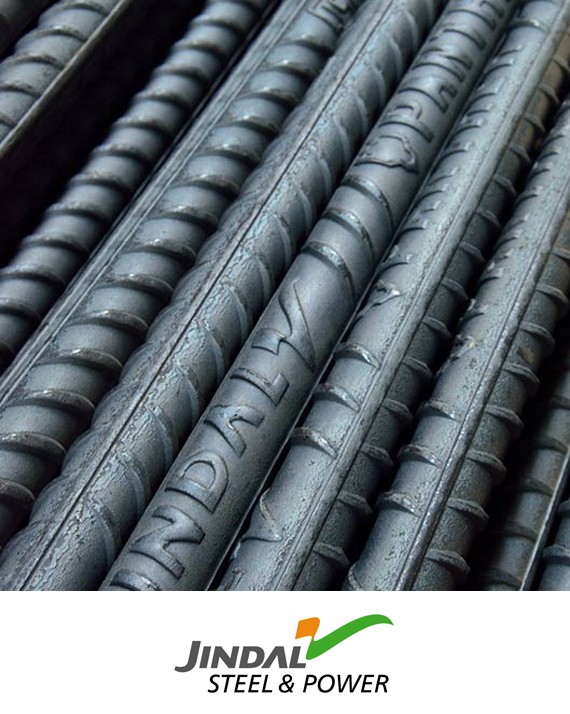 Fe-550 Grade Jindal Panther TMT Bar - 20mm